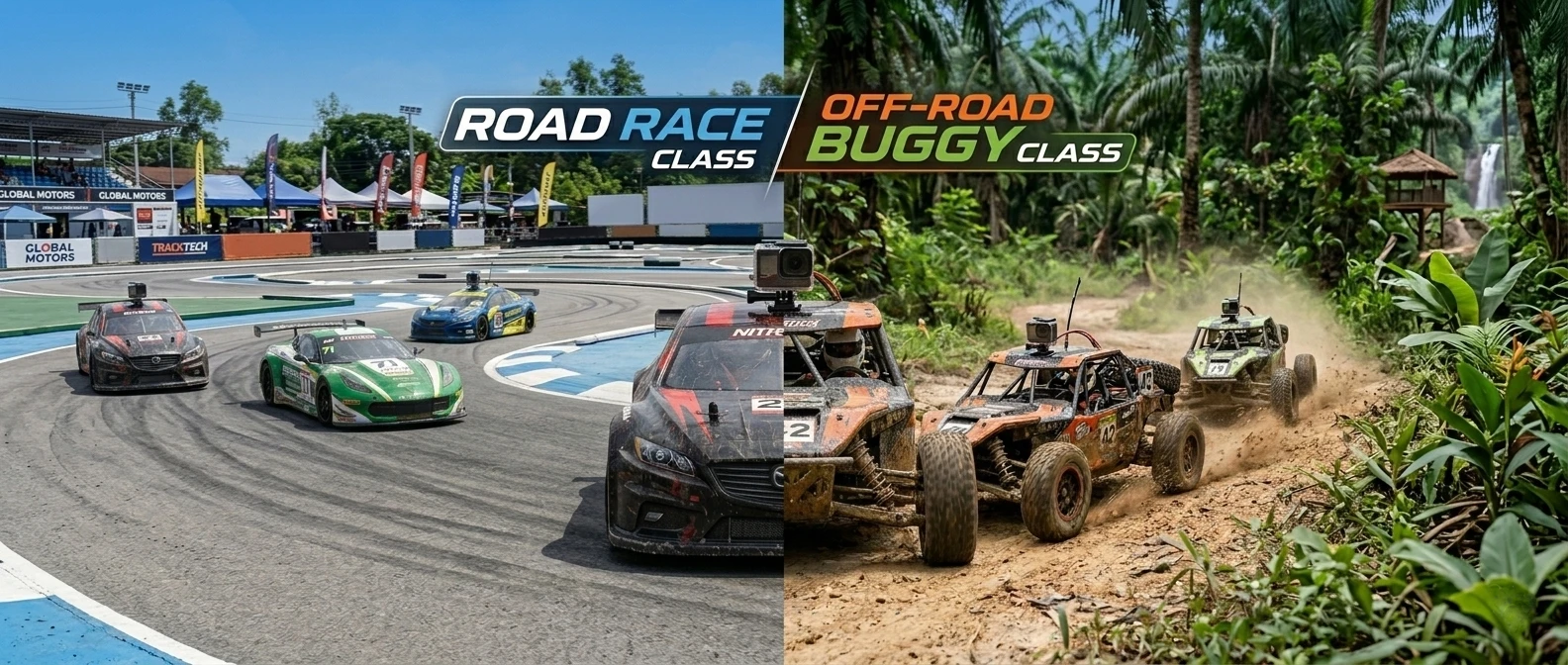 RC Car action
